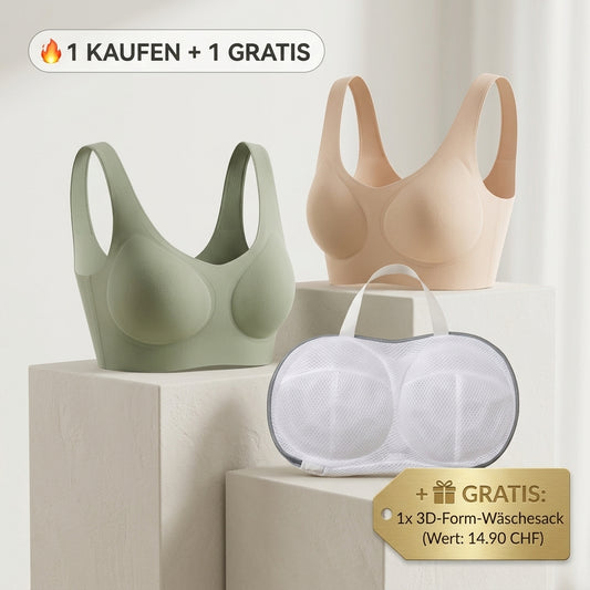 CloudForm™ 360 – Nahtloser Wireless Minimizer-BH (1+1 GRATIS + Gratis 3D-Wäschesack)