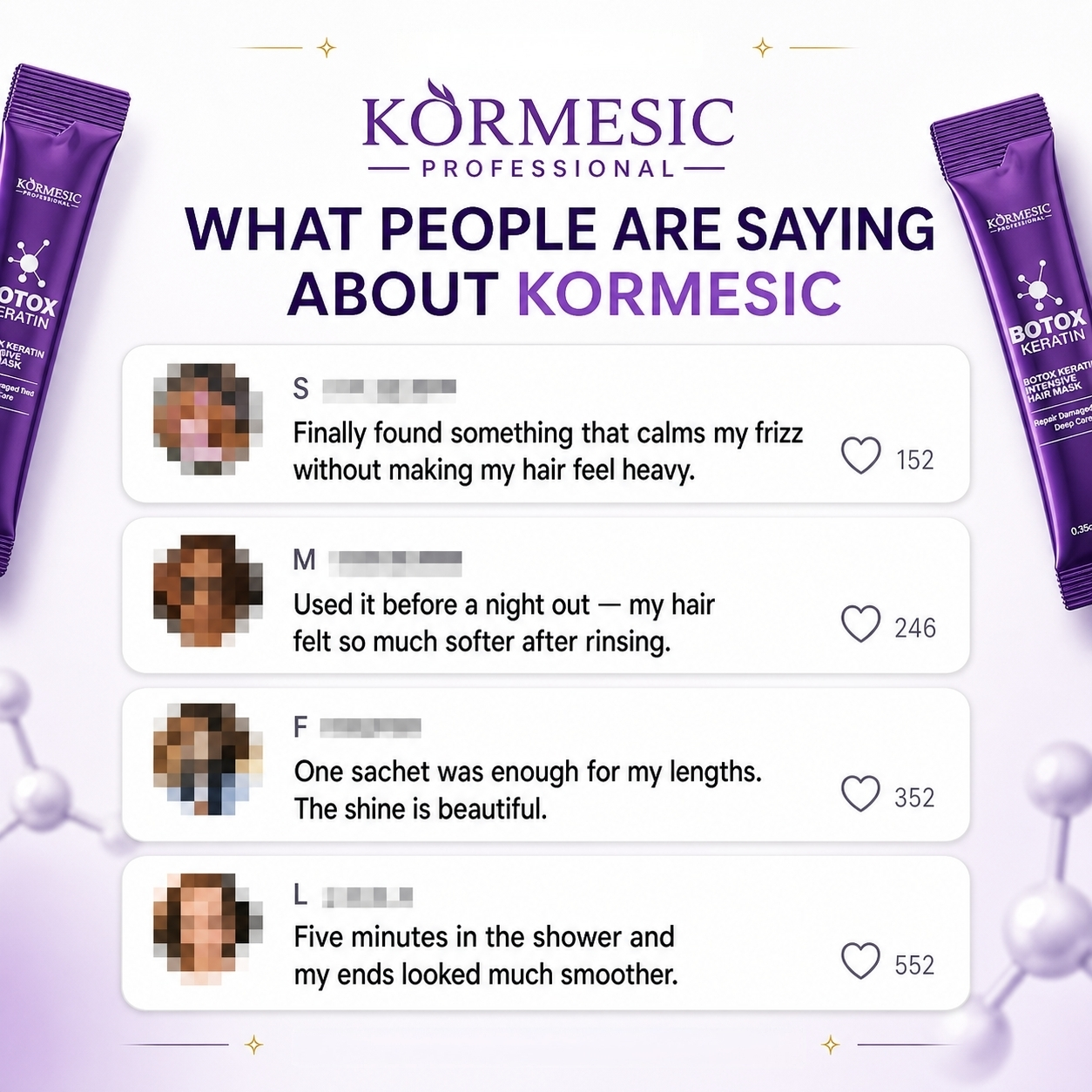 KORMESIC™ Anti-Frizz Keratin Hair Mask Ritual