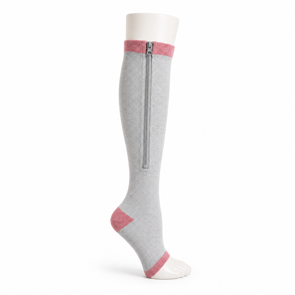 Norevia™ | Easy Zip Open-Toe Compression Socks