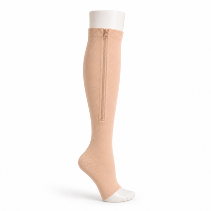 Norevia™ | Easy Zip Open-Toe Compression Socks