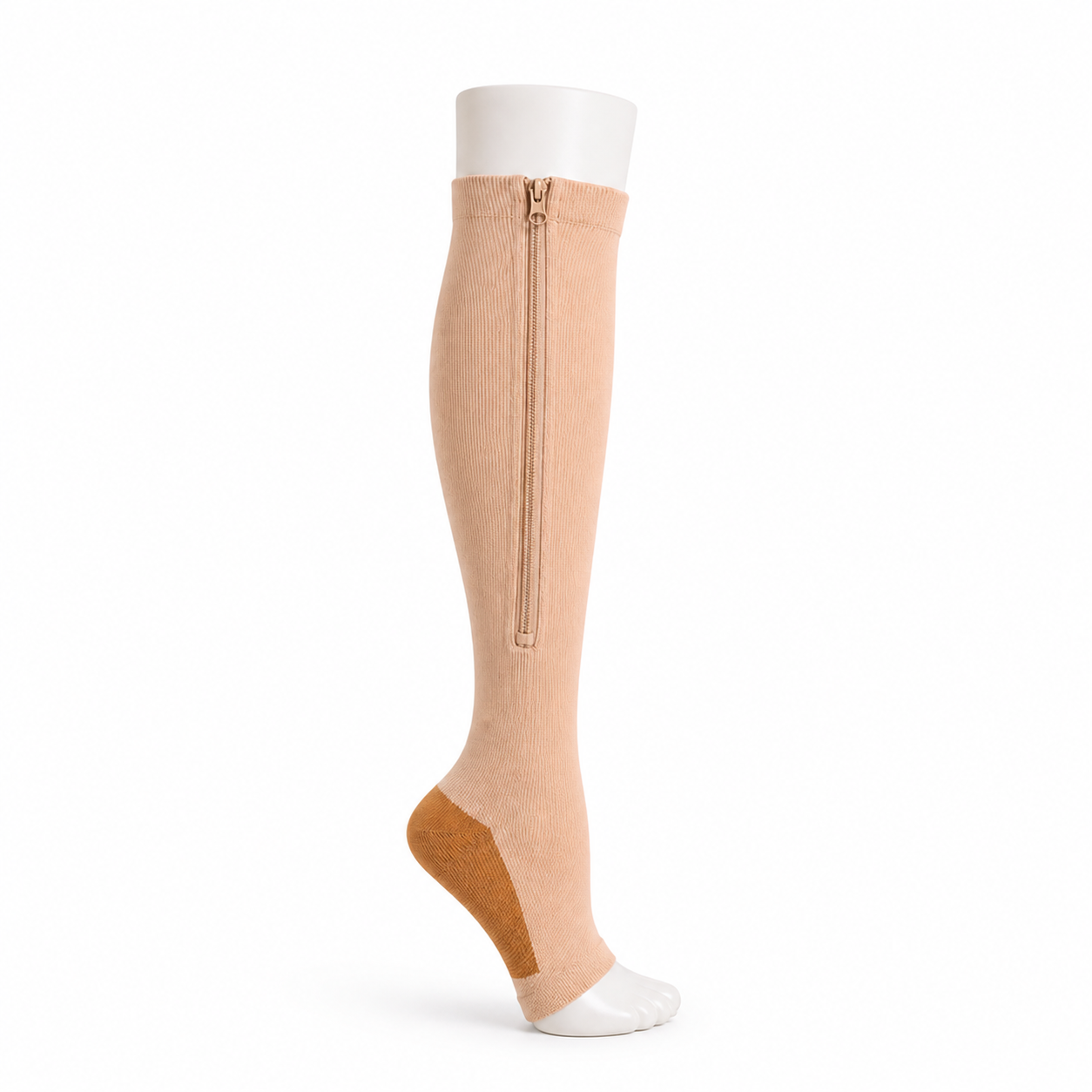 Norevia™ | Easy Zip Open-Toe Compression Socks