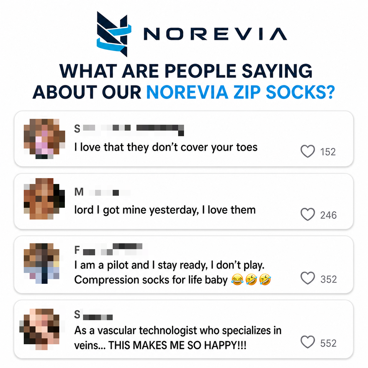 Norevia™ | Easy Zip Open-Toe Compression Socks